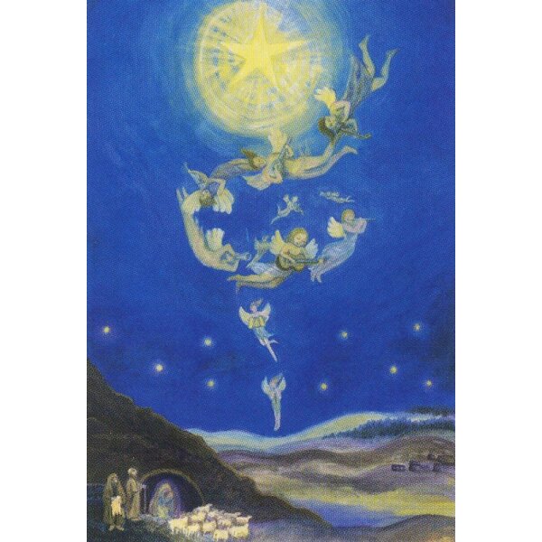 Anita von Ballmoos. Die heilige Nacht, 21 x 14,8 cm, klein