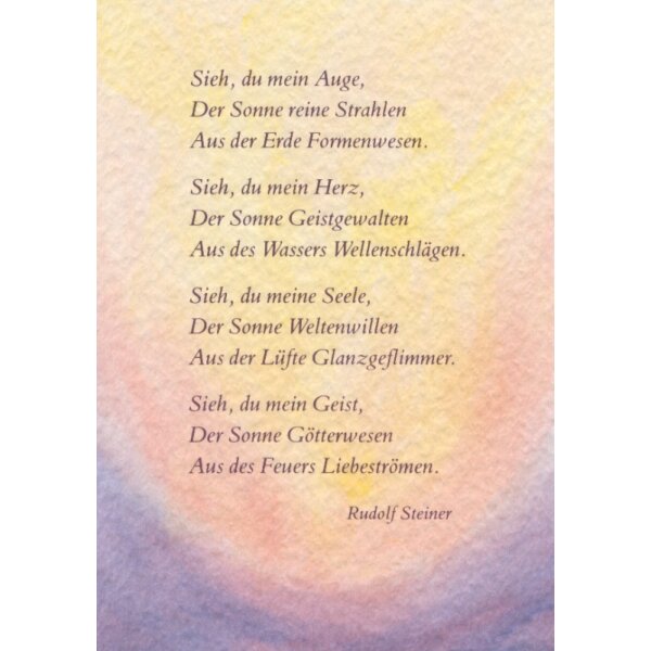 Steiner/Childs. Sieh, du mein Auge
