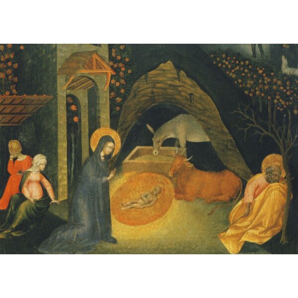 Giovanni di Paolo. Geburt Christi