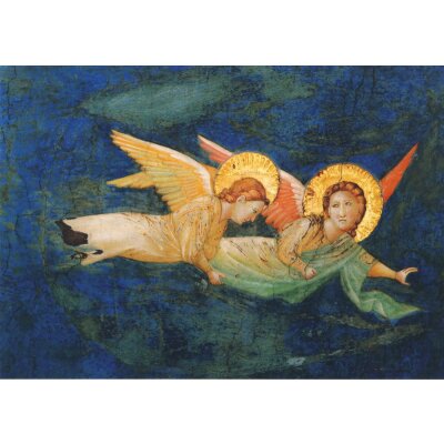 Zwei schwebende Engel, Auss. aus "Noli me tangere"