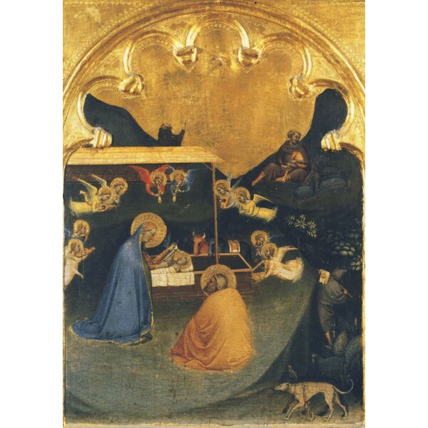 Bernardo Daddi. Christi Geburt, um 1290-1348