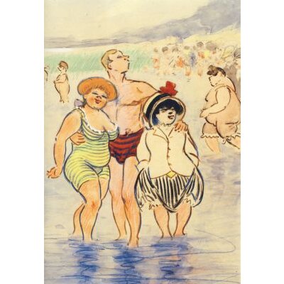 Heinich Zille. Freibad Wannsee, um 1912