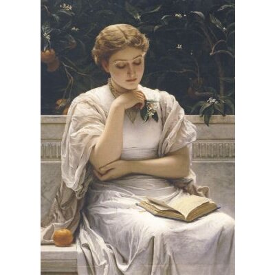 Charles Edward Perugini. Lesendes Mädchen, 1878