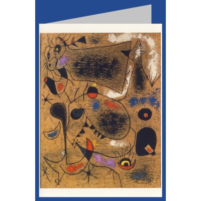 Joan Miró. Figuren und Vögel in der Nacht. Dez. 1939