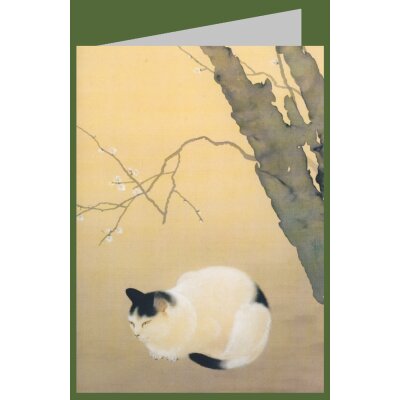Hishida Shunso. Katze mit Pflaumenblüten, 1906