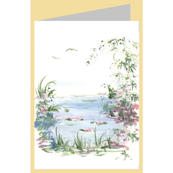 Hildegard Seeger. Am Teich, 2020