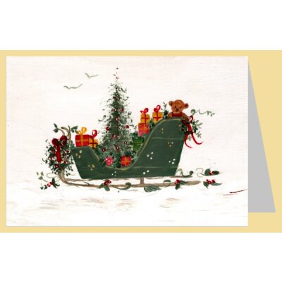 Hildegard Seeger. Weihnachtsschlitten, 2022