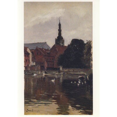 Otto Modersohn. Großer Teich bei Soest, 1888