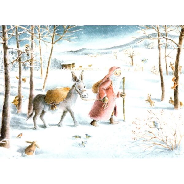 Dorle Schausbreitner. St. Nikolaus und der Esel