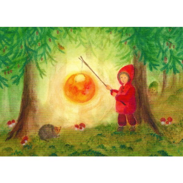 Anke Christel-Weidemann. Laternenmädchen. November