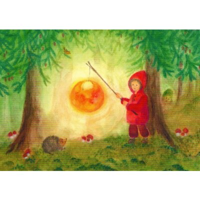 Anke Christel-Weidemann. Laternenmädchen. November