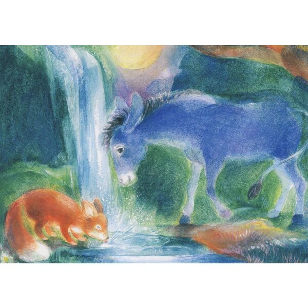 Marie-Laure Viriot. Esel und Fuchs