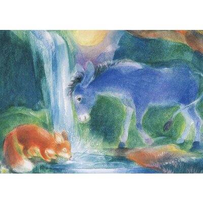 Marie-Laure Viriot. Esel und Fuchs