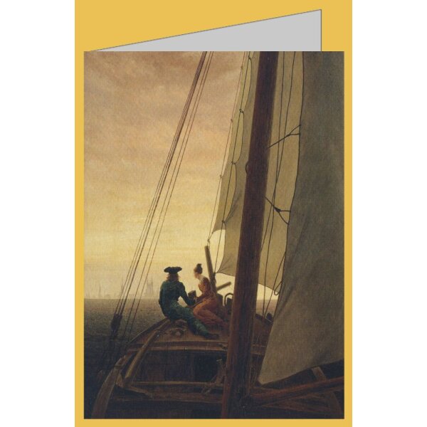 Caspar David Friedrich. Auf dem Segler, 1819