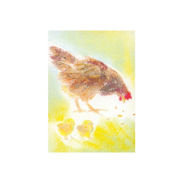 Grills, C. Meine Tiere 7, Huhn mit Küken. KK.