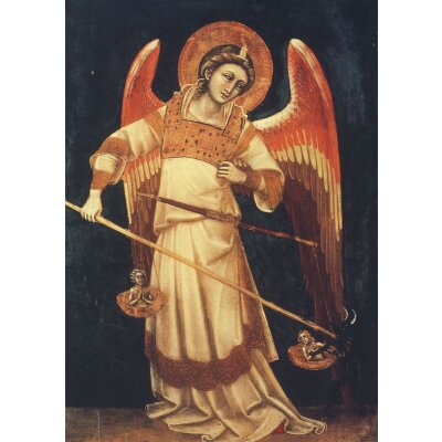 Guariento, R. Michael mit der Waage um 1370