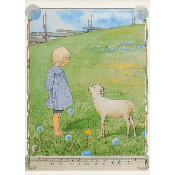 Beskow, E. Kind mit Schaf