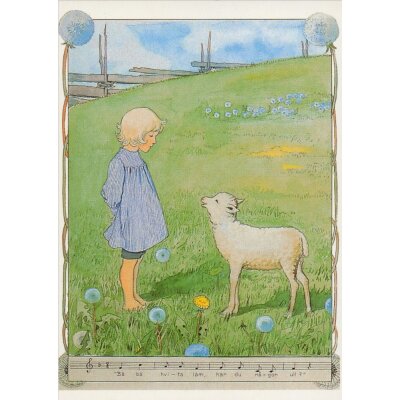 Beskow, E. Kind mit Schaf