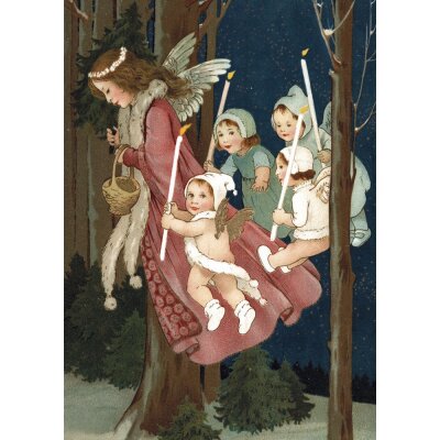 Historisch. Die Engel erleuchten den Weg