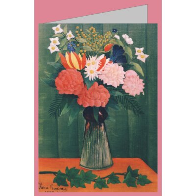 Henri Rousseau. Blumenstrauß mit Efeuzweig, 1909
