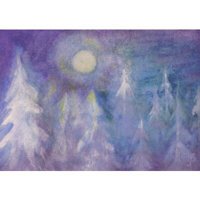 Jula Scholzen-Gnad. Winterwald