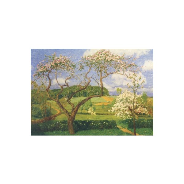Fritz Overbeck. Blühende Obstbäume. Im Mai II, 1906/08