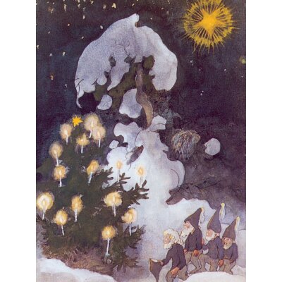 Ernst Kreidolf. Zwergenweihnacht