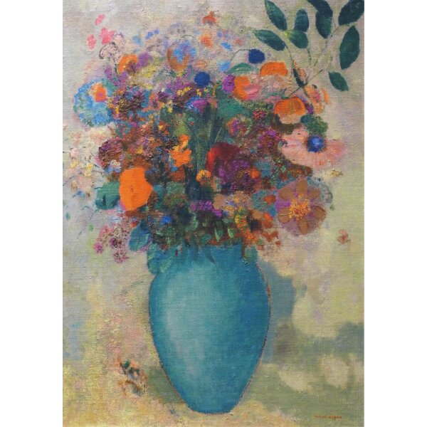 Odilon Redon. Blumen in einer türkisen Vase, um 1912