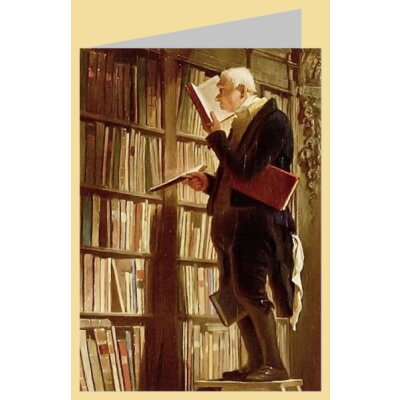 Spitzweg, C. Der Bücherwurm, Ausschnitt