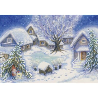 Eveline Rothenbühler. Weihnacht auf dem Hof. 21 x 14,8