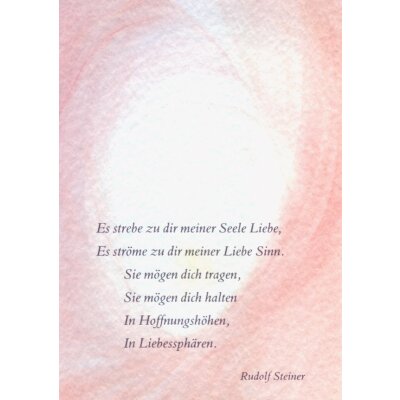 Steiner/Childs. Es strebe zu dir meiner Seele Liebe