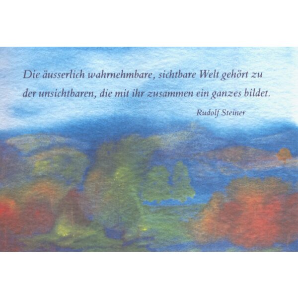 Steiner/Childs. Die äusserlich wahrnehmbare, sichtb.Welt