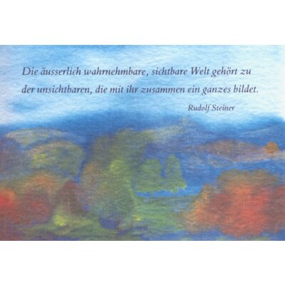 Steiner/Childs. Die äusserlich wahrnehmbare, sichtb.Welt