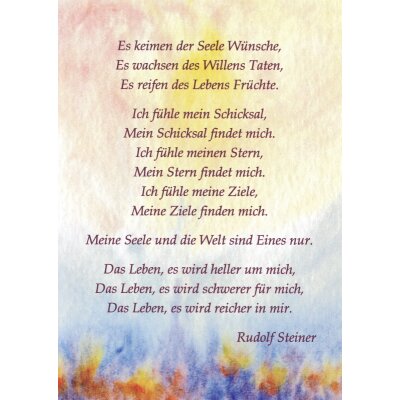 Steiner/Childs. Es keimen der Seele Wünsche