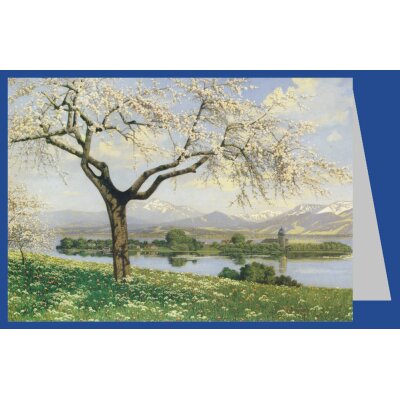 Philipp Graf. Bayerische Frühlingslandschaft (Chiemsee)
