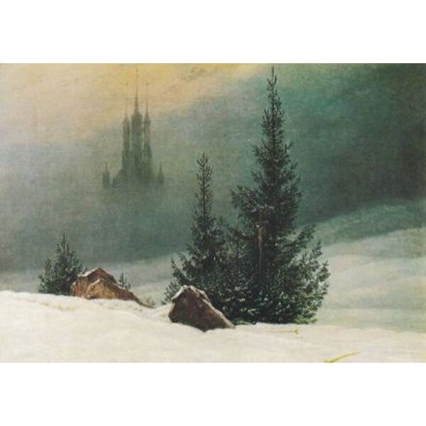Caspar David Friedrich. Winterlandschaft mit Kirche