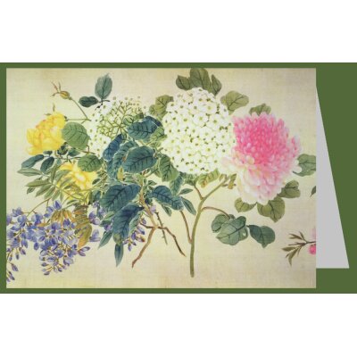 Japanische Schule. Botanische Studie über Phlox und...