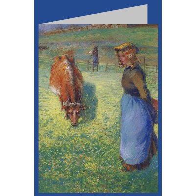Camille Pissarro. Bäuerin mit Kuh, Osny, 1883