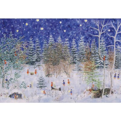 Elisabeth Heuberger. Advent im Zwergenwald. 21 x 14,8 cm,