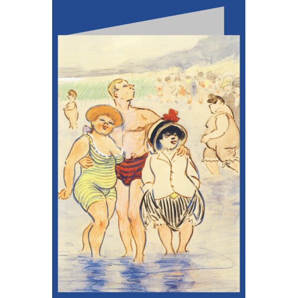 Heinrich Zille. Freibad Wannsee (Ausschnitt), um 1912
