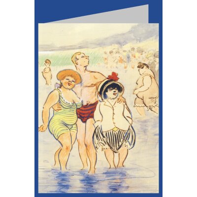 Heinrich Zille. Freibad Wannsee (Ausschnitt), um 1912