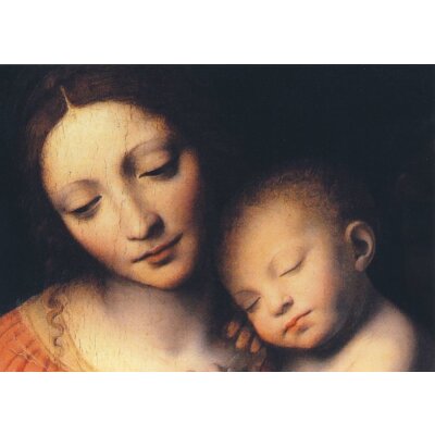 Bernardino Luini. Maria mit schlafendem Kind, 1520