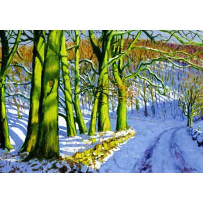 Andrew Macara. Grüne Bäume im Winter, 2015
