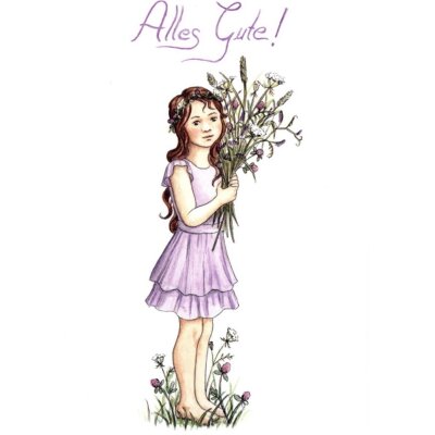 Raphaela Berendt. Blumenmädchen - Alles Gute