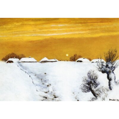 Heide Dahl. Winterabend