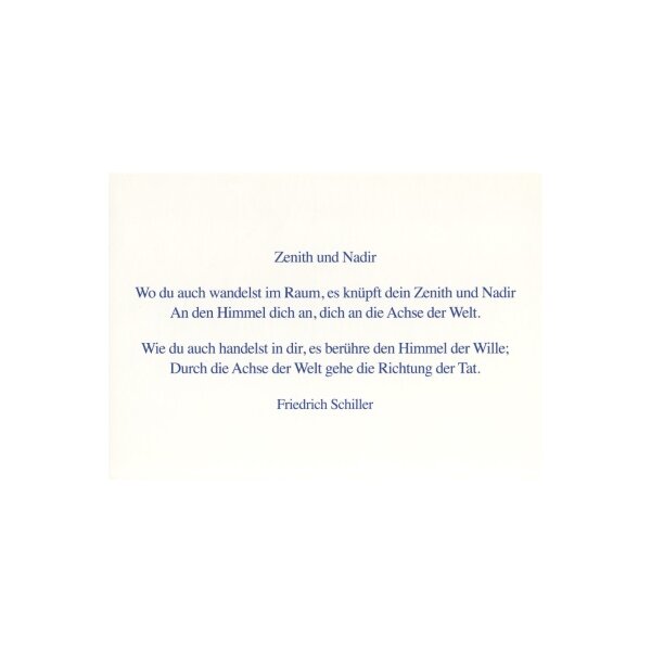 Friedrich Schiller. Zenith und Nadir