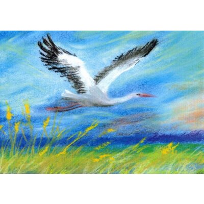 Natalya Yeshchenko. Fliegender Storch
