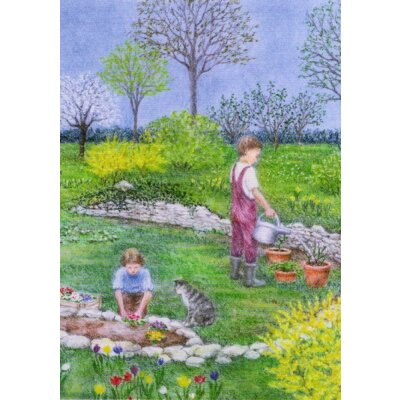 Monika Speck. Kinder helfen im Garten