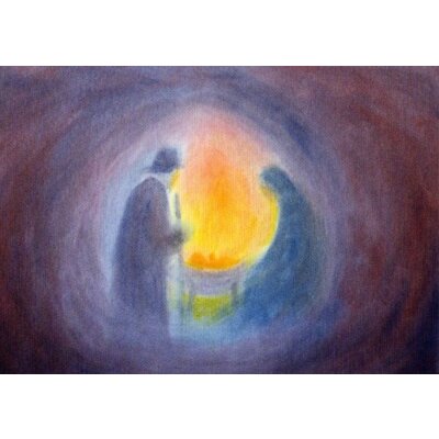 Erika Hoffmann. Maria und Josef in der Grotte