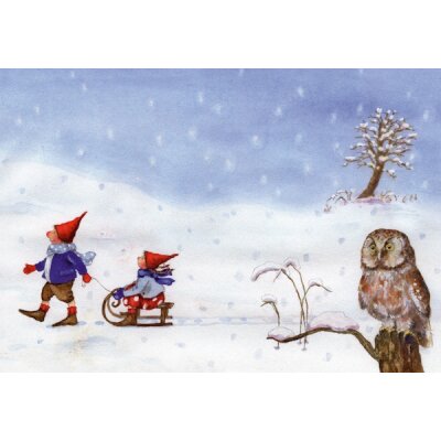 Daniela Drescher. Pippa & Pelle fahren schlitten